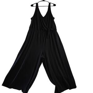 Ava Viv Stretchy Sleeveless Jumper Women's Size 2XL Black